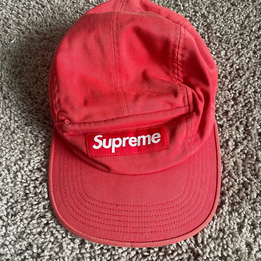Supreme Red 5-Panel Hat Iconic Streetwear